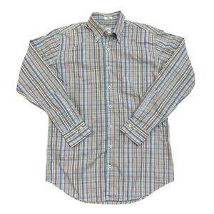 Peter Millar Seaside Finish Button Down Dress Shirt Mens Medium Preppy